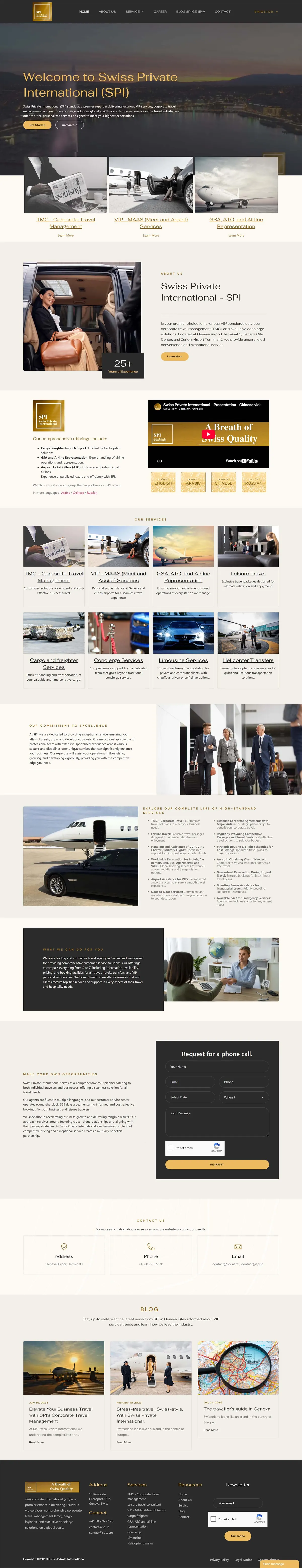 Swiss Private International — home page